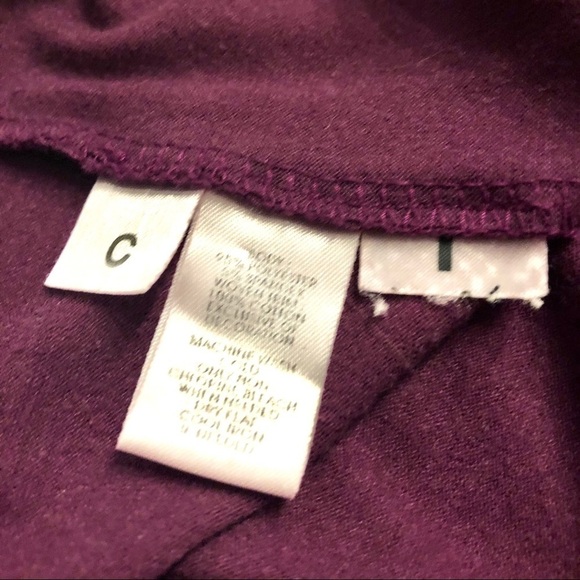 🎯3/$10 LOFT Sleeveless Plum Dress 10 Petite - Picture 8 of 8